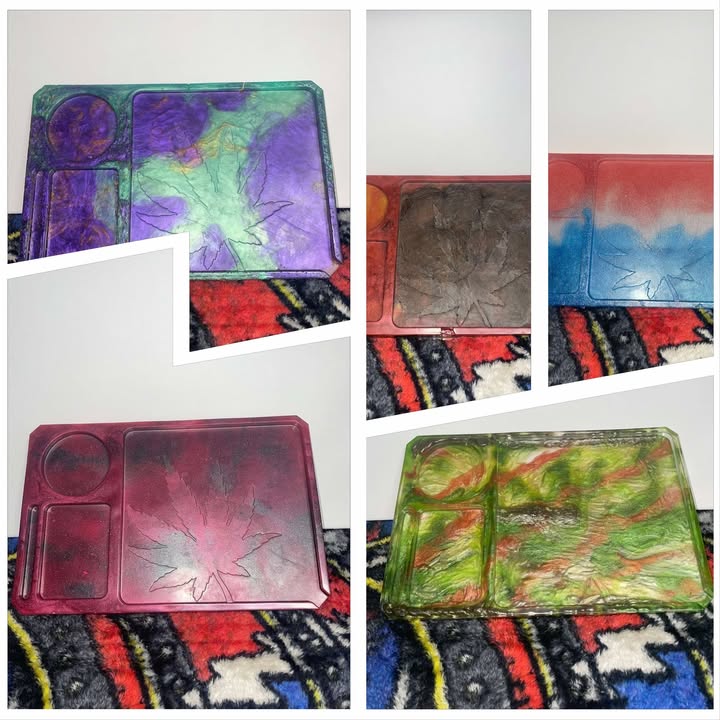 Rolling trays